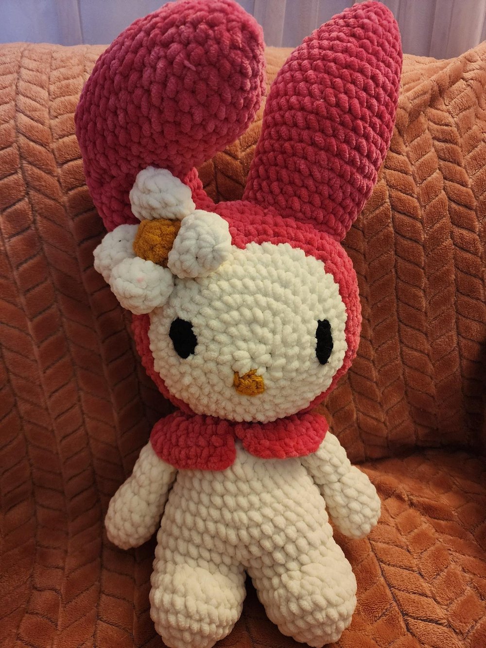 Jumbo My Melody Plushie — MsAlyeska Crafts